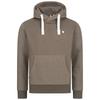 Kapuzensweatshirt DEPROC ACTIVE "LinusCMYK II MEN", Herren, Gr. M (50), braun, 50% Baumwolle; 50% Polyester, casual, bequem, Langarm angesetztes Bündchen, Sweatshirts, weiche Fleecejacke mit Kängurutasche