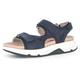 Sandale GABOR ROLLINGSOFT Gr. 39, blau (dunkelblau) Damen Schuhe Sandalen