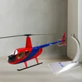 ROBINSON-Hélicoptère R44 échelle 1:32 modèle moulé sous pression avion avec présentoir