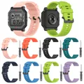 Bracelet de rechange en Silicone pour montre intelligente Huami Amazfit Neo boucle noire avec