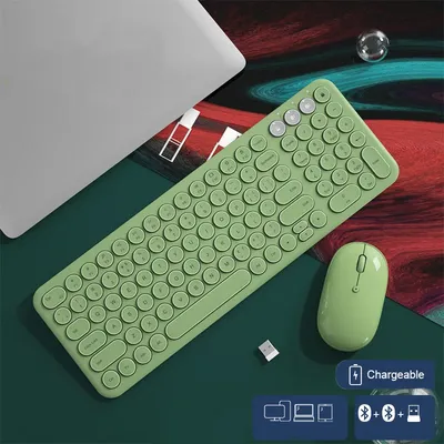 Ensemble clavier et souris compatibles Bluetooth clavier de jeu sans fil souris magique mode