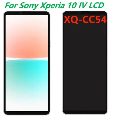 Original 6.0 "ALMOLED Pour Sony Xperia 10 IV Écran LCD Avec Cadre XQ-CC54 LCD Écran Tactile Panneau