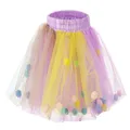 Jupe tutu colorée en tulle pour bébés 0M-10T mini robe de princesse à pompons vêtements pour
