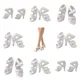 Bottes blanches à talons hauts pour Barbie sandales pour chaussures beurre accessoires jouets pour