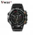 VWAR-Montre Intelligente Robuste pour Hommes Appel Bluetooth Sports de Plein Air Fitness Tracker