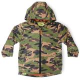 Western Chief Boys' Brush Camo Raincoat (Size 4T) Camouflage, Synthetic