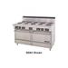 Garland SS684 Sentry Series 60" 10 Sealed Element Commercial Electric Range, 208v/1ph, Stainless Steel