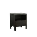 Red Barrel Studio® Zairy 1 - Drawer Nightstand in Dark Walnut Wood in Brown | 24 H x 20 W x 17 D in | Wayfair AA722E08F75543DD928528EA5423557A