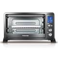 Toshiba Digital Convection Toaster Oven Stainless Stainless Steel in Black | 10.78 H x 15.59 W x 18.98 D in | Wayfair TLAC25CZST