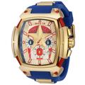 #1 LIMITED EDITION - Invicta Marvel Captain America Men's Watch - 53mm Gold Blue (38380-N1)