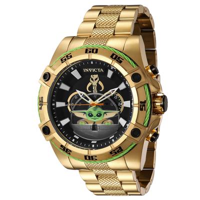 #1 LIMITED EDITION - Invicta Star Wars The Child Men's Watch - 52mm Gold (41219-N1)