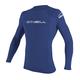 O'NEILL Herren Basic Skins L/S Crew Rash Guard-Shirt, Pacific, 3XL