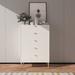 Everly Quinn Lucricia 5 Drawer 31.5" W Chest Wood in White | 49.2 H x 31.5 W x 15.75 D in | Wayfair 45C6E3CD1FDB42A490E40B8CCECFB6ED