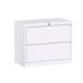 Aobabo Locking Metal Office Storage Organizer Filing Cabinet Metal/Steel in Gray/White | 28.34 H x 18.11 W x 35.43 D in | Wayfair UL-2CKX