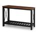 August Grove® Aniesha 51.97" Solid Wood Console Table Wood in Black | 31.9 H x 51.97 W x 14.17 D in | Wayfair C98F0AEAA5274F15A3A41100CD97ED38