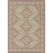 White 150 x 117 x 0.25 in Area Rug - Birch Lane™ Aldona Oriental Machine Woven Area Rug in Pink/Brown | 150 H x 117 W x 0.25 D in | Wayfair