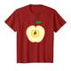 Kinder Apfelkostüm Kinder Verkleiden Fasching Obst Karneval Apfel T-Shirt