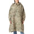 NOISY MAY Damen NMSKY L/S Printed RAINPONCHO NOOS Regenponcho, Nomad/AOP:Zebra Kalamata, ONE Size