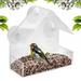 Clear Window Bird Feeder for Outside Window Bird Feeders with Strong Suction Cup Bird House Balcony Glass Mount Bird Feeder