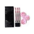 Pink Flower Soft Tip Professional Darts Iron Darts Set Sport Game Gift L3P5