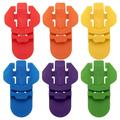 Beverage Barricade Soda Protector Can Opener Beverage Protector Color Coded Drink Shield and Soda Protector 6Pcs