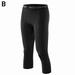 Men s Compression Pants Running Jogger Tight Sport Trousers Long W8R7
