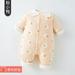 QWZNDZGR Baby Warm One-Piece Clothes Pure Cotton Thickened Cotton Jacket Winter Clothing Baby Romper Spring And Autumn Outside Newborn Sleeping Bag