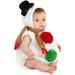 Gwiyeopda Infant Baby Boys Girls Christmas Set Costume Snowman Fleece Hoodie Jumpsuit Scarf