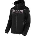 FXR Maverick 2-in-1 Ladies Snowmobile Jacket, black-purple, Size 36 for Women