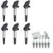 Yoshi Motors Pack of 6 Ignition Coil With 6 NGK Spark Plug Replacement For BMW 2001 2002 2003 2004 2005 2006 2007 2008 2009 2010 325ci 325 xi 330ci 330i 330xi 525i 528i 3.0 L6 UF522 UF515 GN10328