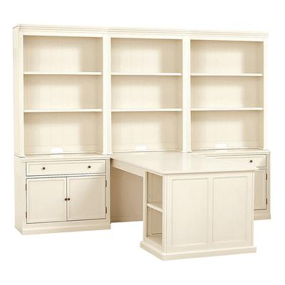 Tuscan Return Group with Shelves - Large - Off White - Ballard Designs