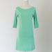 Lilly Pulitzer Dresses | Lilly Pulitzer Cassie Womens 3/4 Sleeves Shift Dress Size Xs Glenda Green | Color: Green | Size: Xs