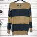 J. Crew Sweaters | J. Crew Men’s Tan & Gray Stripe Merino Wool Sweater Size Small | Color: Gray/Tan | Size: S