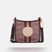 Coach Bags | Coach Dempsey File Bag Crossbody In Signature Jacquard Witn Stripe And Coach Pat | Color: Purple/White | Size: Medium