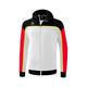 Erima Herren „CHANGE by erima" Trainingsjacke mit Kapuze, weiß/schwarz/rot, L