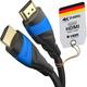 KabelDirekt – 5x 4K HDMI-Kabel – 5 m – 4K@60Hz (Extra-Kupfer für bis zu 18 Gbit/s und Ultra HD/4K – kompatibel mit HDMI 2.0, High Speed mit Ethernet, Blu-ray/PS5/Xbox Series X/Switch, schwarz)