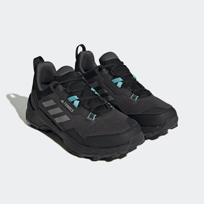 Wanderschuh ADIDAS TERREX "TERREX AX4", Gr. 38,5, schwarz (core schwarz, grau three, mint ton), Synthetik, Textil, sport