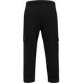 Cargohose URBAN CLASSICS "Urban Classics Herren Cargo Sweatpants" Gr. XL, US-Größen, schwarz (black) Herren Hosen Cargohosen