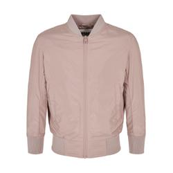 Anorak URBAN CLASSICS "Urban Classics Damen Girls Light Bomber Jacket", Mädchen, Gr. 122/128, rosa (duskrose), 100% Polyester, unifarben, casual, normal, Rundhals, Langarm, Jacken
