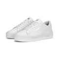 Sneaker PUMA "Smash Platform v3 Sneakers Damen" Gr. 42, weiß (white silver metallic) Schuhe Sneaker