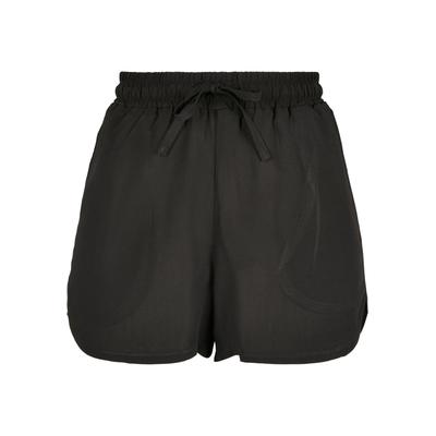 Stoffhose URBAN CLASSICS "Urban Classics Damen Ladies Viscose Resort Shorts", Damen, Gr. XS, US-Größen, schwarz, 100% Viskose, unifarben, normal, Hosen Image