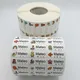 Étiquette autocollante étanche personnalisée 120 pièces papeterie scolaire pour enfants crayon
