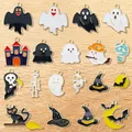Breloques en alliage de Zinc émail plaqué or breloques décoratives pour Halloween pendentif pour