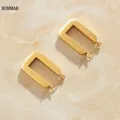 SOMMAR-Boucles d'Oreilles Plaqué Or pour Femme Bijoux Fins à la Mode 18KGP 600 2021 Ins U