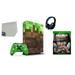 23C-00001 Xbox One S Minecraft Limited Edition 1TB Gaming Console with Call of Duty- WW2 BOLT AXTION Bundle Used