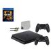 Sony 2215B PlayStation 4 Slim 1TB Gaming Console Black 2 Controller Included with Call of Duty Black Ops 4 Game BOLT AXTION Bundle Lke New