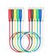 6Pcs Magnetic Test Leads Silicone Soft Flexible Jumper Test Wires 30Vac 5A 3.3Ft