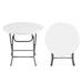 32'' Round Folding Table Portable & Lightweight Table White