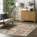 nuLOOM Annica Multi Medallion Machine Washable Area Rug 8 x 10 Rust