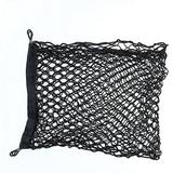 1 Pc General Type Trunk Cargo Storage Organizer Double Mesh Net (Black)